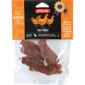 Натурално лакомство за кучета Zolux Chicken Fillet сочни филета пиллешко месо